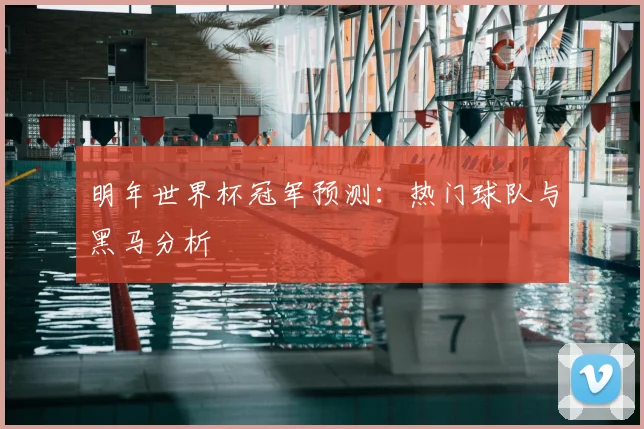 明年世界杯冠军预测：热门球队与黑马分析